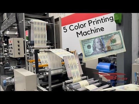 Dollar Napkin Printing - Live Production